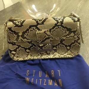 Python snake skin Stuart Weitzman handbag